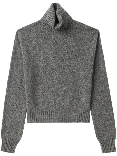 AMI Paris Ami de Coeur mélange-effect jumper - Grey - zdjęcie produktu nr 1