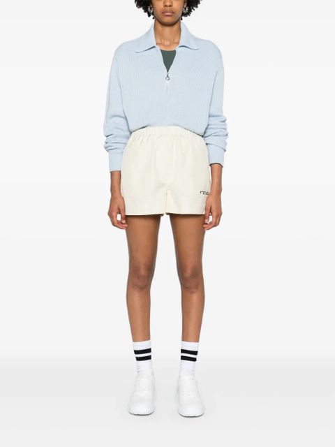 FENDI high-waist shell shorts - Neutrals - zdjęcie produktu nr 2