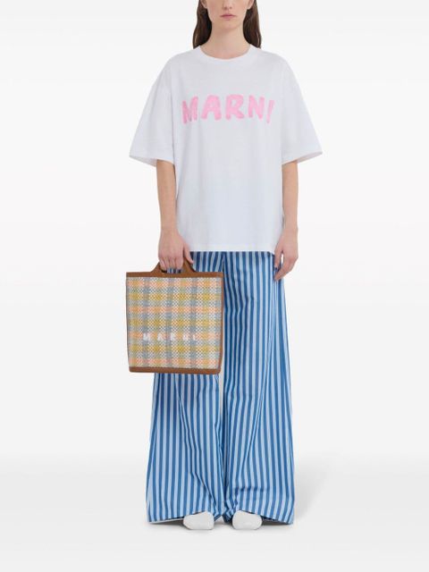 Marni woven tote bag - Pink - zdjęcie produktu nr 2