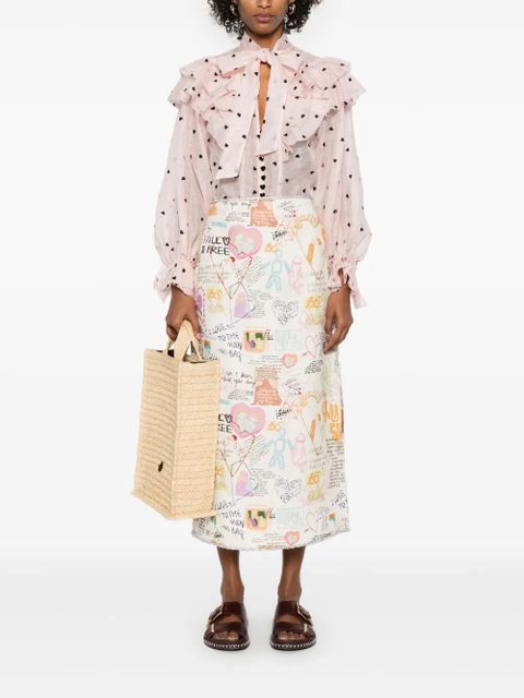 ZIMMERMANN Crush blouse - Pink - zdjęcie produktu nr 2