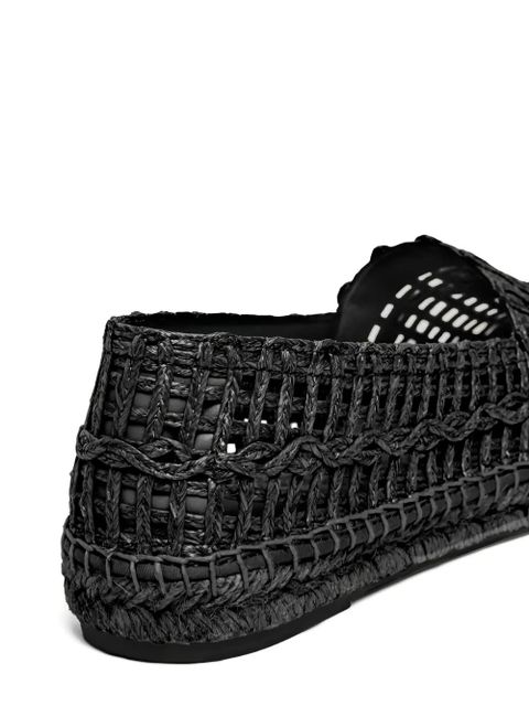 Weekend Max Mara woven loafers - Black