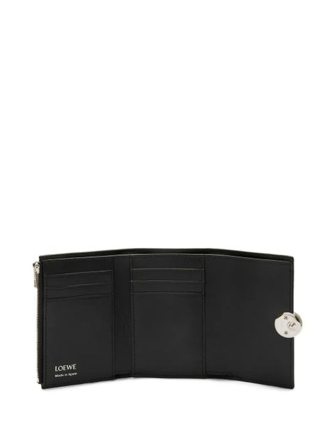 LOEWE leather logo-detail wallet - Black