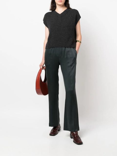 Alysi ribbed-knit V-neck jumper - Grey - zdjęcie produktu nr 2