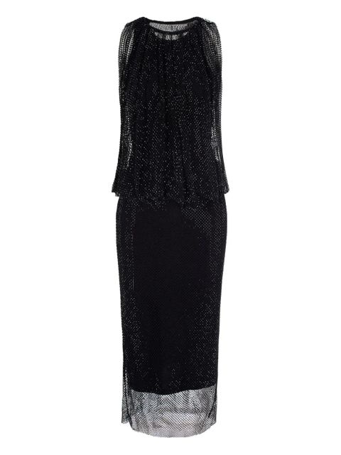 Sportmax mesh midi dress - Black - zdjęcie produktu nr 1