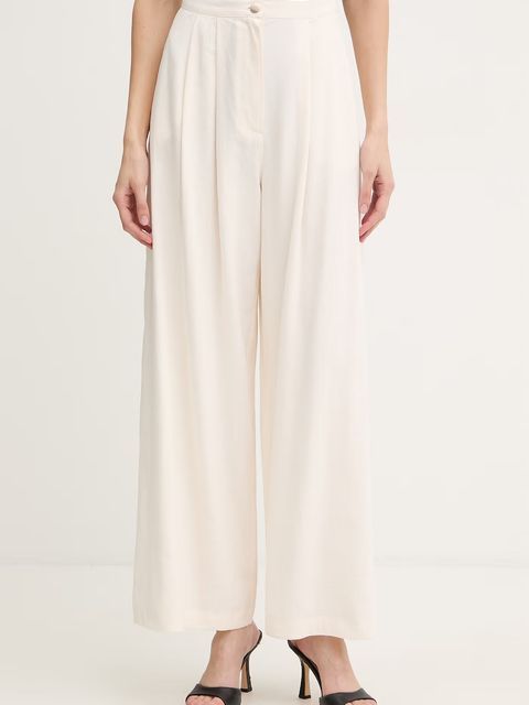 Marella spodnie z dodatkiem lnu MLMALAMARONOFOU - zdjęcie produktu nr 2