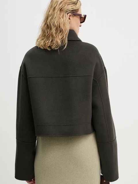 Nanushka kurtka wełniana NEVELLE