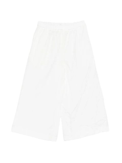 Comme Des Garçons elasticated-waistband wide-leg trousers - White - zdjęcie produktu nr 1