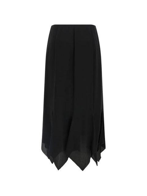Valentino Garavani asymmetrical silk skirt - Black - zdjęcie produktu nr 2