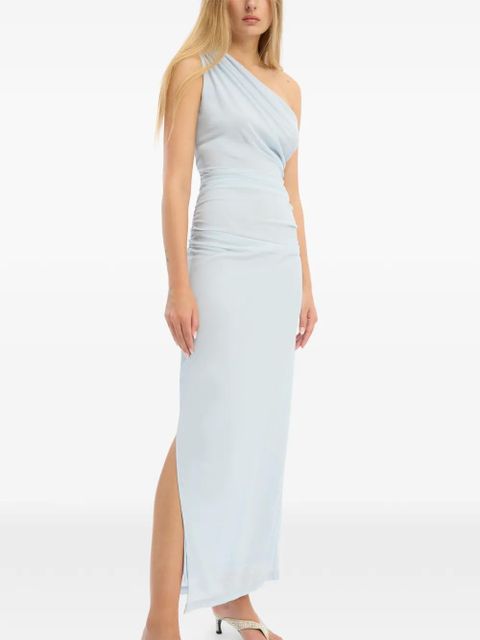 ROTATE BIRGER CHRISTENSEN one-shoulder maxi dress - Blue