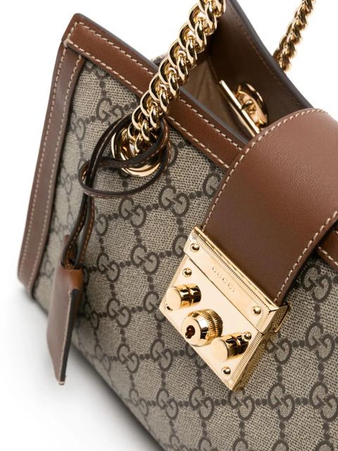 Gucci small Padlock GG shoulder bag - Neutrals - zdjęcie produktu nr 2