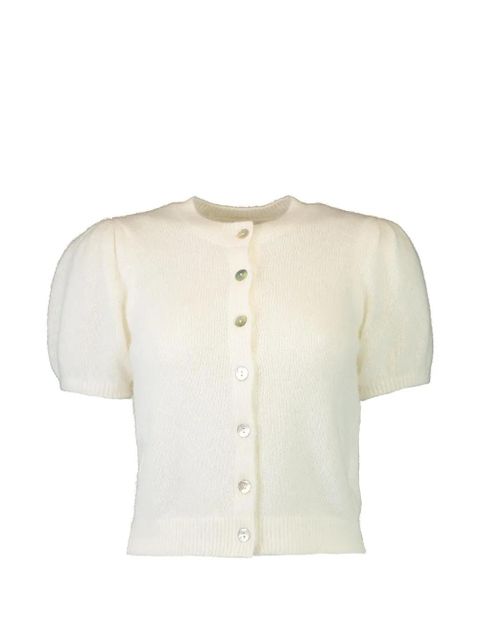 DÔEN Anisa puff-sleeve cardigan - Neutrals - zdjęcie produktu nr 1