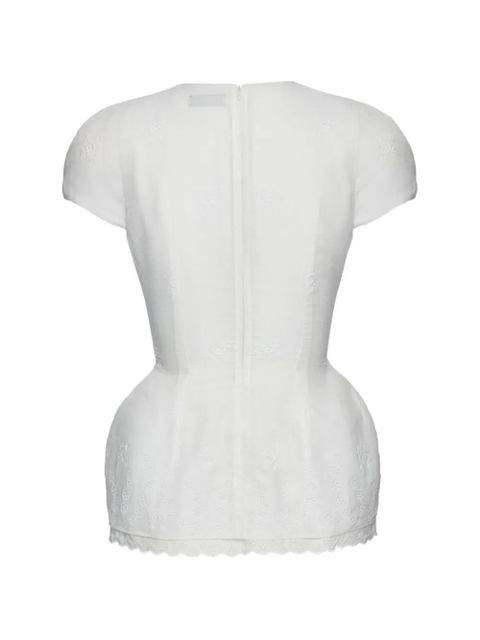 Magda Butrym broderie-anglaise top - White - zdjęcie produktu nr 2