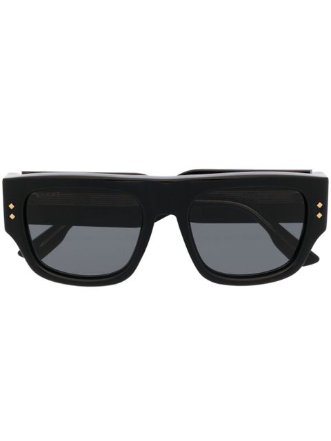 Gucci Eyewear stud square-frame sunglasses - Black - zdjęcie produktu nr 1