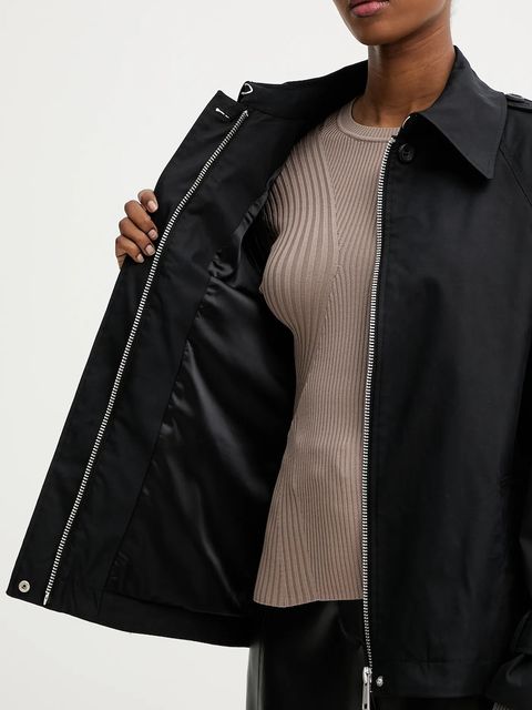 Guess kurtka RAPHAELLE damski kolor czarny przejściowa W5YL01 WHDF1