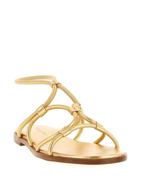Gianvito Rossi ankle-strap sandals - Gold - zdjęcie produktu nr 2