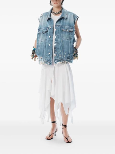 Alexander Wang denim vest - Black