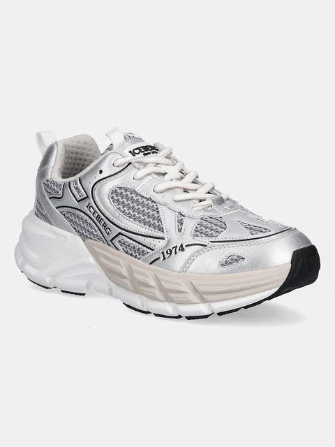 Iceberg sneakersy ICB-ONE damskie kolor srebrny ID21370P - zdjęcie produktu nr 1