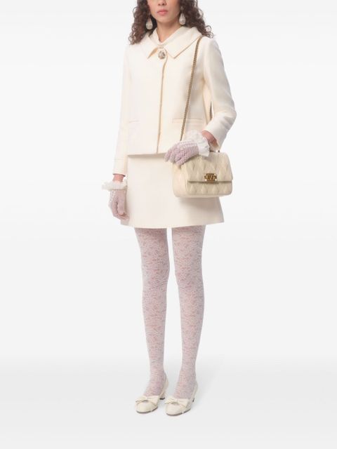 Valentino Garavani Crepe Couture mini skirt - Neutrals