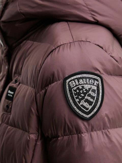 Blauer kurtka puchowa ANITA kolor bordowy przejściowa BLDK03101