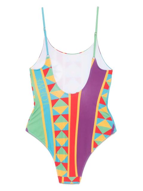LOEWE graphic-print swimsuit - Green - zdjęcie produktu nr 2