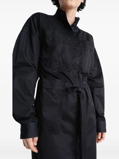 LEMAIRE maxi shirt dress - Black