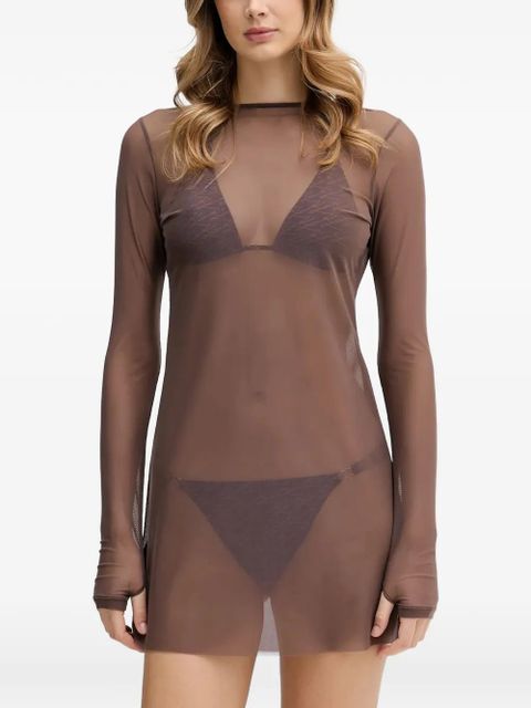 Bond-eye Gisele open-back mini dress - Brown - zdjęcie produktu nr 1
