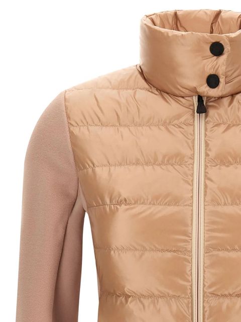 Moncler Grenoble zip-up padded sweatshirt - Pink