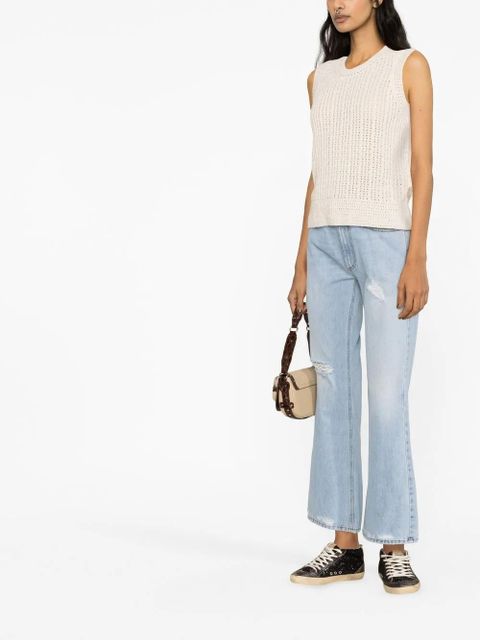 Golden Goose chunky knit vest - Neutrals