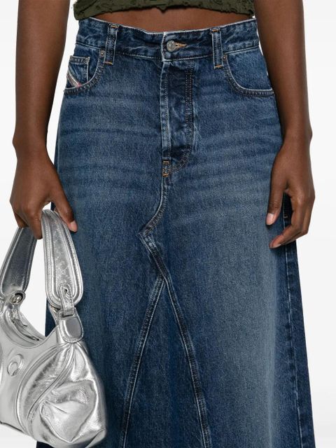 Diesel De-Pago maxi denim skirt - Blue