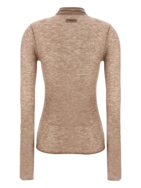 PINKO high-neck top - Neutrals