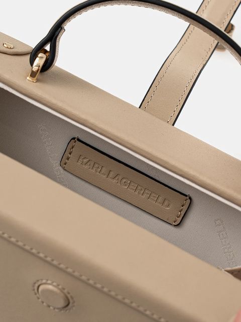 Karl Lagerfeld torebka skórzana K/AUTOGRAPH