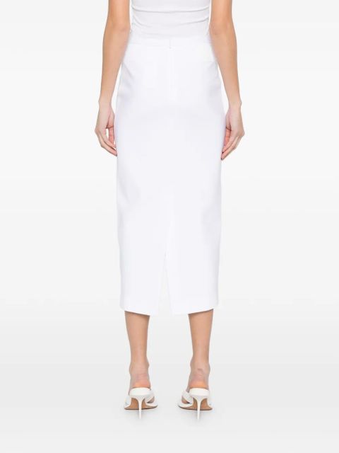 Max Mara midi pencil skirt - White