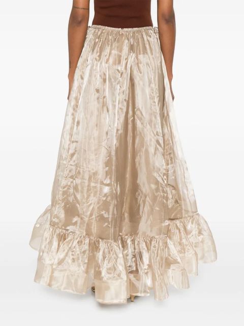 ZIMMERMANN Dawning maxi skirt - Gold