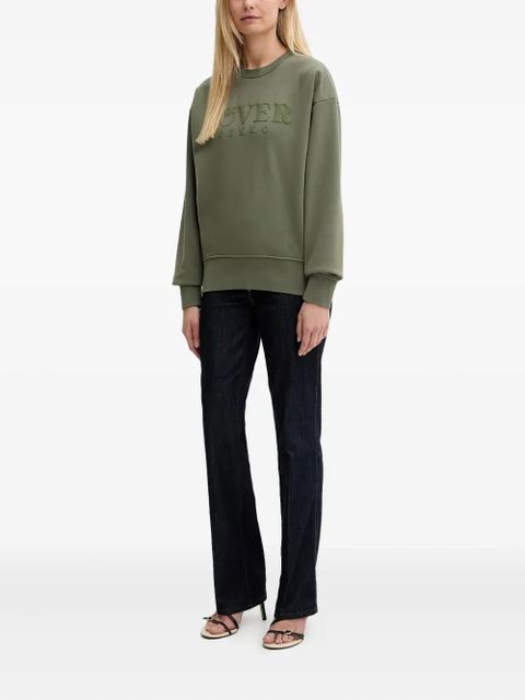 PINKO embossed sweatshirt - Green