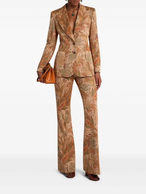 ETRO jacquard blazer - Brown