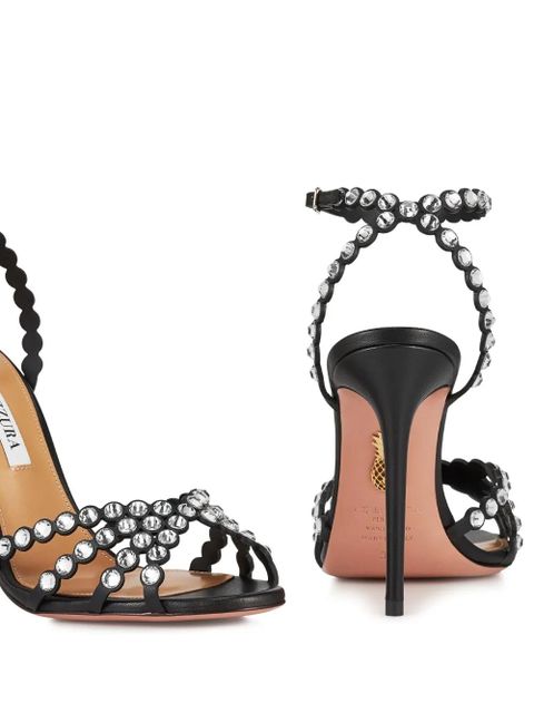 Aquazzura 105mm Tequila sandals - Black