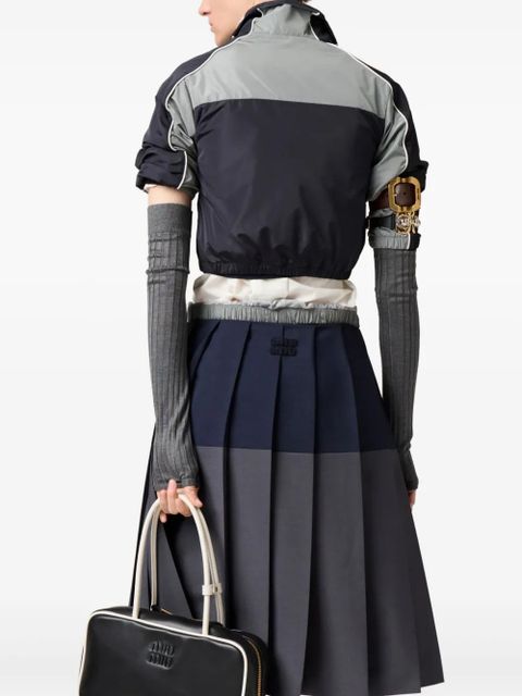 Miu Miu zip-up jacket - Blue - zdjęcie produktu nr 2