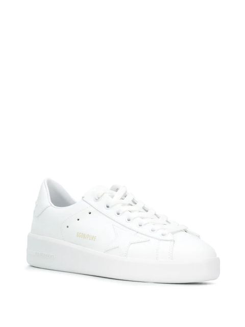 Golden Goose Pure leather low-top sneakers - White