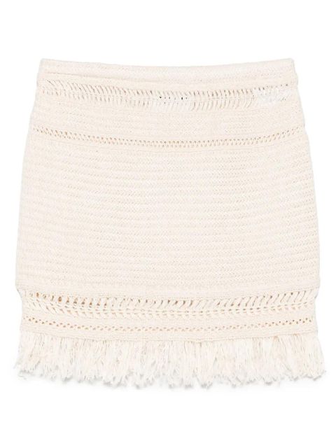 MARANT ÉTOILE Ardena mini skirt - Neutrals - zdjęcie produktu nr 1