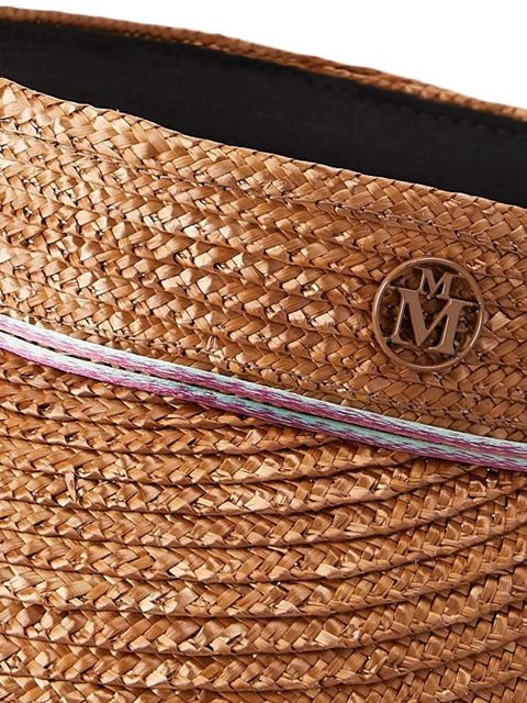 Maison Michel Patty straw vizor - Brown - zdjęcie produktu nr 2