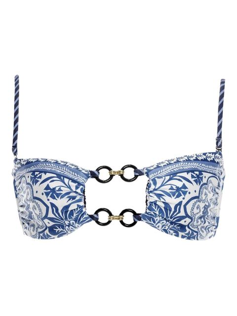 Agua By Agua Bendita batik-print bikini - White - zdjęcie produktu nr 2