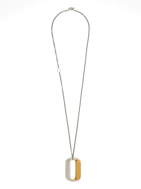 Jil Sander pendant necklace - Silver - zdjęcie produktu nr 1