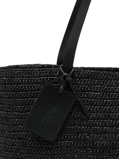 Manebi tag shoulder bag - Black