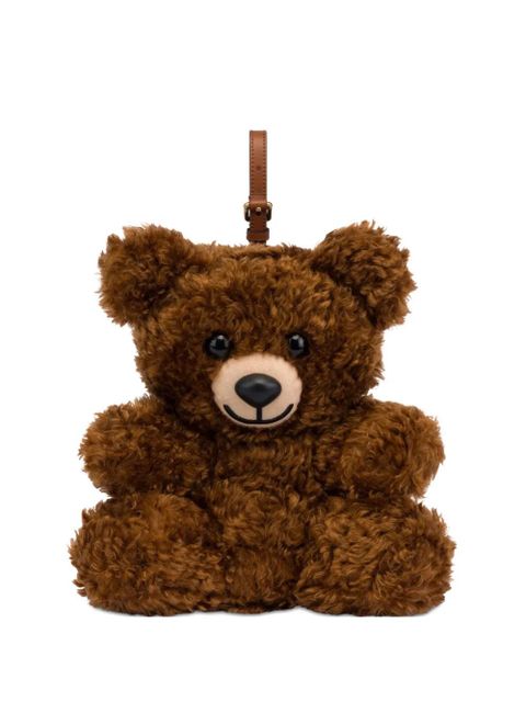Moschino teddy zip handbag - Brown - zdjęcie produktu nr 1
