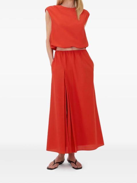 LouLou de Saison Carmen maxi skirt - Red