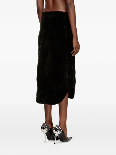 Diesel O-Llipop corduroy skirt - Black