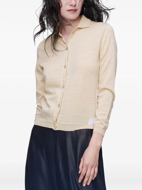 Maison Margiela fine-knit cardigan - Neutrals