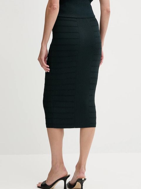 Guess spódnica EVANGELINE kolor zielony midi ołówkowa W5YD66 Z0130