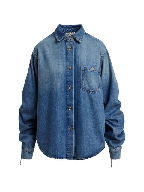 Essentiel Antwerp drawstring-sleeve shirt - Blue - zdjęcie produktu nr 1
