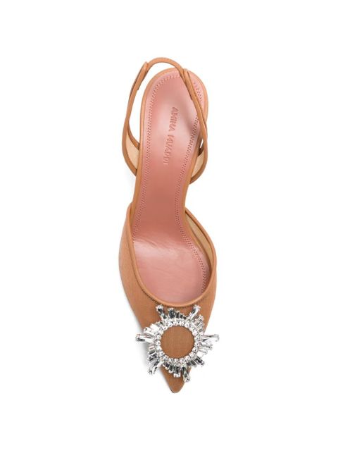 Amina Muaddi Begum embellishment pumps - Neutrals